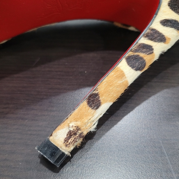 Louboutin Leopard Print Platform Heels - Picture 5 of 10